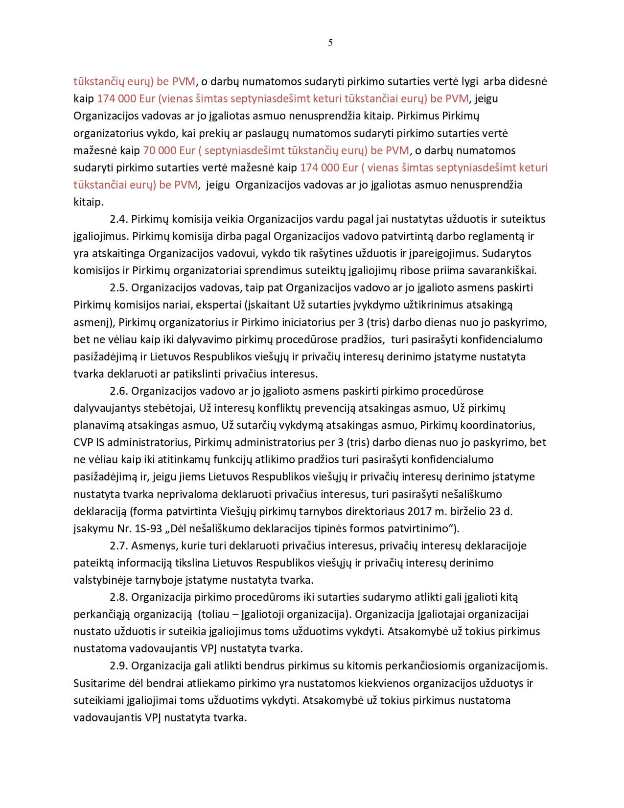 Plungės TVM viešųjų pirkimų organizavimo ir vidaus kontrolės tvarkos aprašas_page-0005