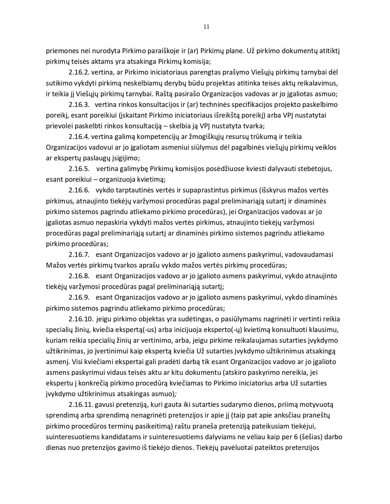 Plungės TVM viešųjų pirkimų organizavimo ir vidaus kontrolės tvarkos aprašas_page-0011
